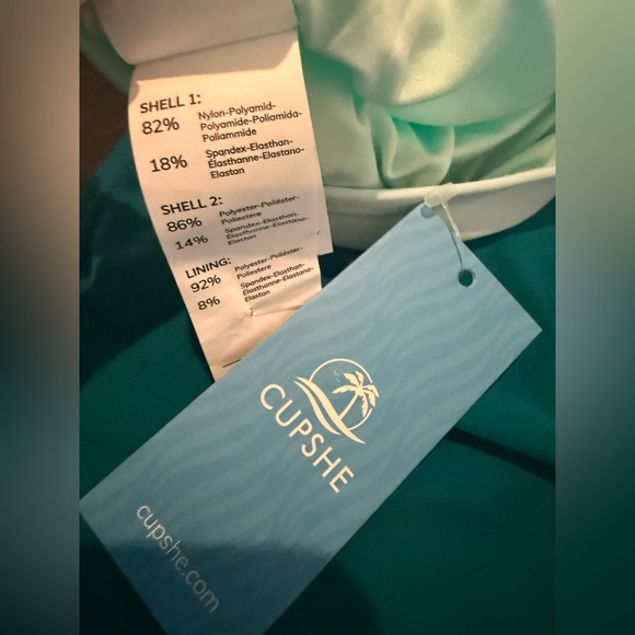 CUPSHE One Shoulder Cutout One-Piece Swimsuit - Picture 9 of 9